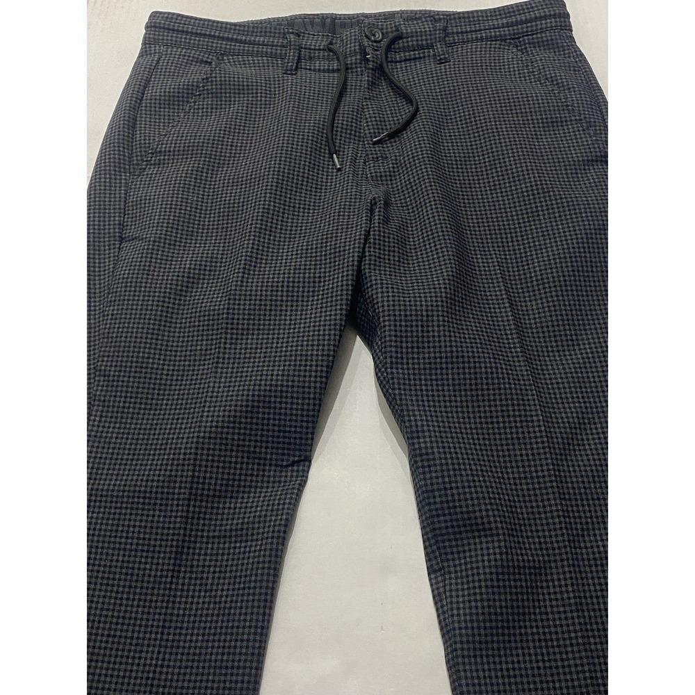 Projek Raw Black Drawstring/Zip/Bottom Tapered Pants Stretch. Men's 34